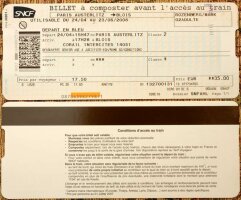 Билеты на поезд Париж–Блуа
